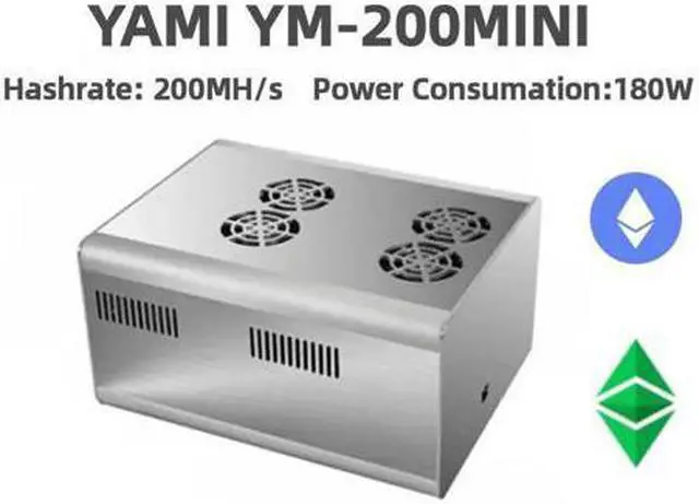 Alt view image 3 of 6 - ETC/ETH Miner Machine YAMi YM-200MINI 200MH/s 180W With PSU Ethash Mining ETC ETH Home Mining Silent Miner Ready To Ship More Economical than Jasminer X4 and iPollo V1