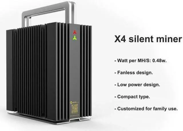 Main image of Jasminer X4 Brick ETH/ETC Ethereum Miner Mining Machine 65Mh/s 30W Server Asic Miner
