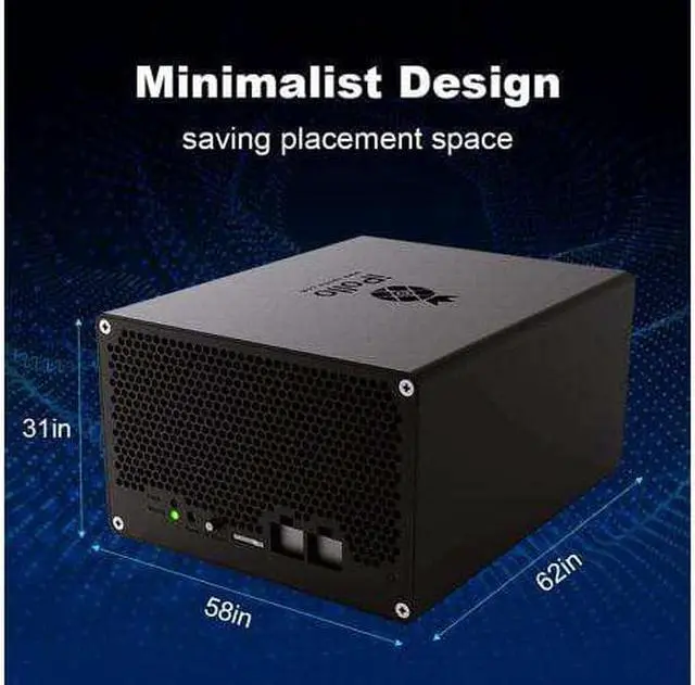 Alt view image 5 of 5 - iPollo V1 Mini Classic ETC Miner, New iPollo 130MH/s Ethereum ETC Miner with PSU, Digital Currency ETC ZIL ETP EXP Silence and Small Mining Machine