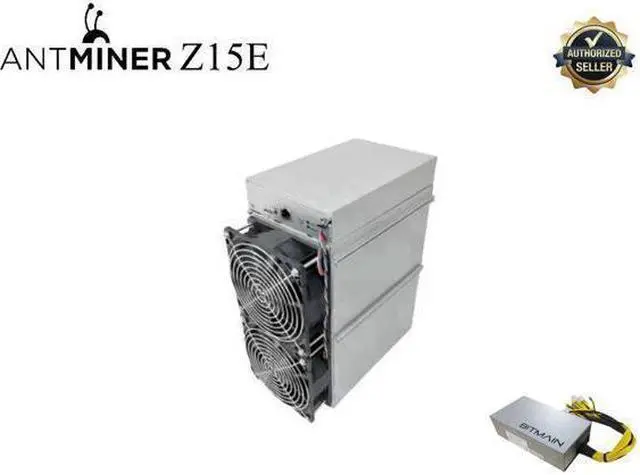 Main image of ZEC Mining King Antminer Z15e ZEC Mining Miner Original With New Bitmain APW7 1800W PSU UnderWarranty PK Antminer Z11/Z11J/A9++/Z9/A9
