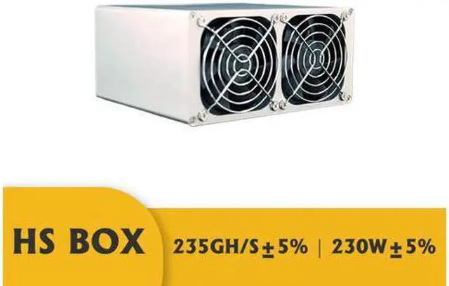 Alt view image 3 of 5 - Latest WIFI Version  HS-BOX 235GH/S (without PSU)BOX& HNS Mining Machine 230W Low Noise Miner Small Home Riching