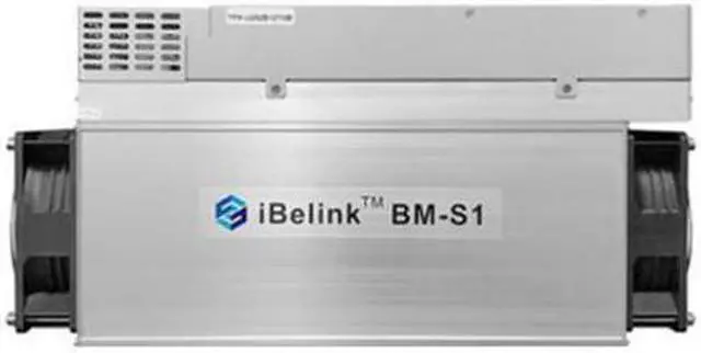 Alt view image 2 of 2 - iBeLink BM-S1 6.8Th SC SCP Miner, Mining Machine with Power Supply Included