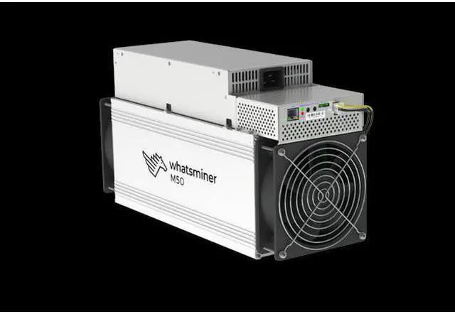 Alt view image 2 of 2 - Whatsminer M50 118 Th/s Bitcoin Miner, 3306W Asic Miner Bitcoin Mining Machine