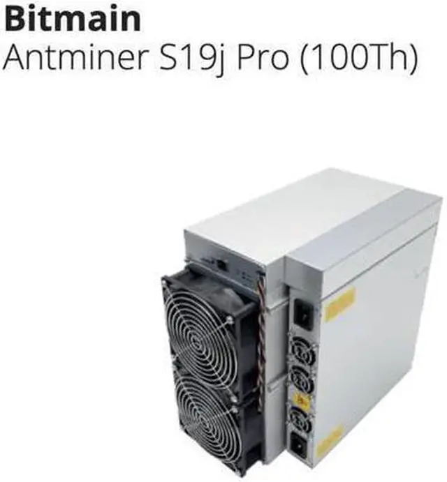 Main image of Antminer S19j Pro 100Th/s 3050W Asic Miner SHA256 Bitcoin BCH BTC miner Bitmain miner