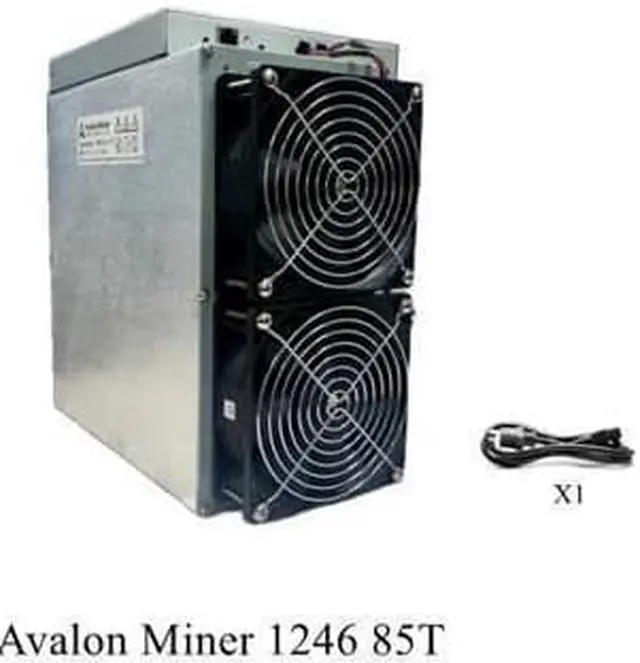 Main image of Canaan Avalonminer 1246 85Th/s 3230W PSU Included Power Hash Bitcoin Miners