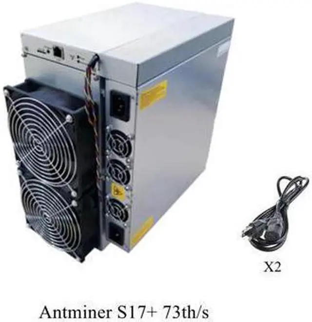 Refurbished: Antminer S17+ 73T With Power Supply SHA-256 Algorithm