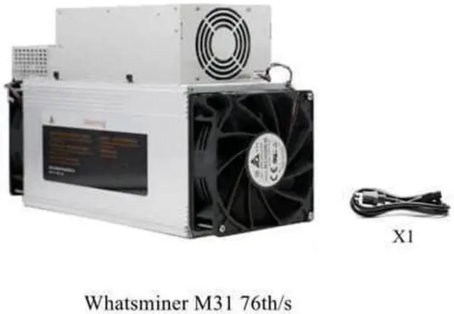 Main image of Whatsminer M31S 76T Btc Bitcoin Miner M31s Whatsminer 3220W PSU Inlcuded