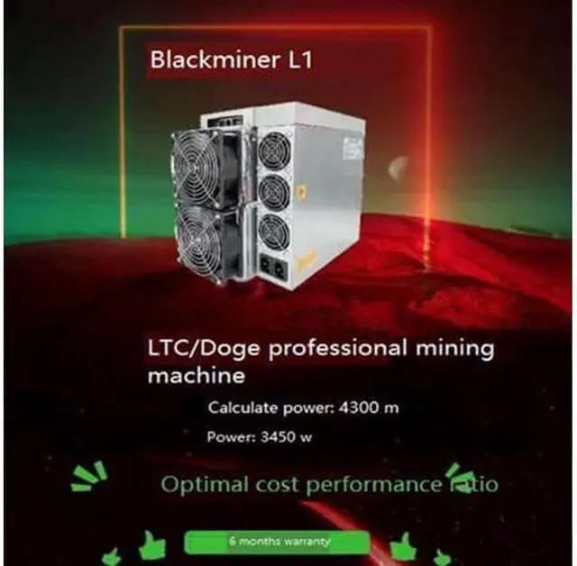 Alt view image 4 of 4 - Upgraded Blackminer L1 4900MH/s 3450W (DOGE/LTC) Much Cheaper than Antminer L7 with Power Supply Included
