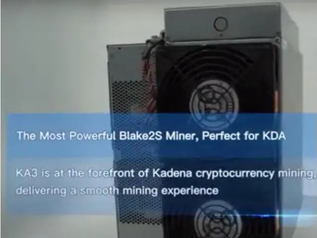 Alt view image 6 of 6 - Antminer KA3 166TH/S Most Efficient Miner KDA Mining Machine KDA Blake2S Air-cooling with 3154W Power Supply Included