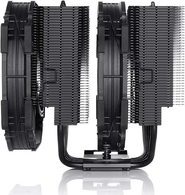 Alt view image 3 of 7 - Noctua NH-D15 chromax.Black, Dual-Tower CPU Cooler (140mm, Black)