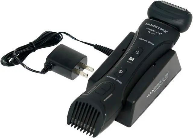 Alt view image 6 of 6 - MANGROOMER Lithium Max Plus Body Groomer, Ball Groomer, Body Trimmer, Electric Groin Hair Trimmer with Free Bonus Foil Included