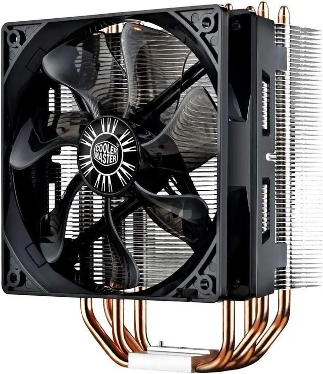 Alt view image 14 of 20 - Cooler Master Hyper 212 Evo CPU Cooler, 4 CDC Heatpipes, 120mm PWM Fan, Aluminum Fins for AMD Ryzen/Intel LGA1200/1151