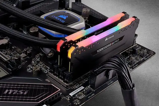Alt view image 10 of 11 - CORSAIR Vengeance RGB Pro 16GB (2 x 8GB) 288-Pin PC RAM DDR4 3600 (PC4 28800) Desktop Memory Model CMW16GX4M2D3600C18
