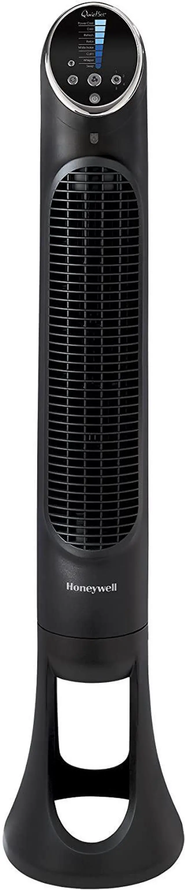 Alt view image 12 of 20 - Honeywell QuietSet 8-Speed Whole-Room Tower Fan 10W x 40H Black HYF290B