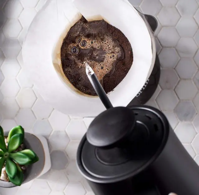 Alt view image 3 of 5 - brim Temperature Control Electric Gooseneck Kettle with Capacitive Touch, Black