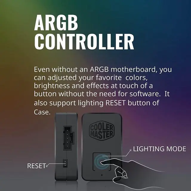 Alt view image 15 of 18 - COOLERMASTER MFX-B2D2-18NPA-R1 MasterFan SF240R ARGB Fan