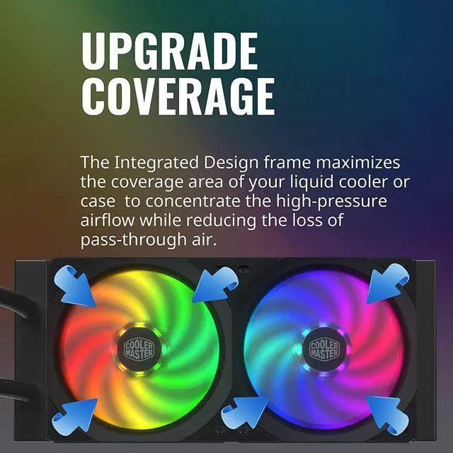 Alt view image 16 of 18 - COOLERMASTER MFX-B2D2-18NPA-R1 MasterFan SF240R ARGB Fan