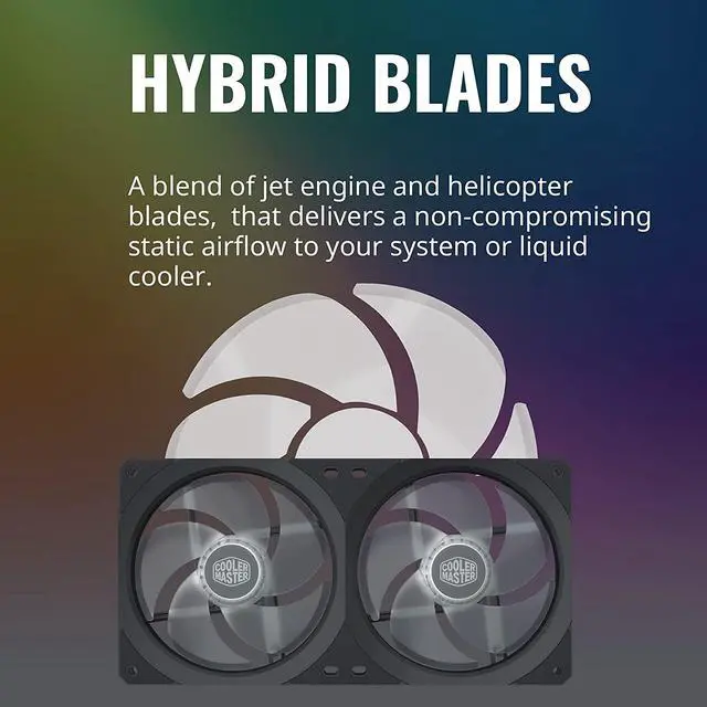 Alt view image 14 of 18 - COOLERMASTER MFX-B2D2-18NPA-R1 MasterFan SF240R ARGB Fan