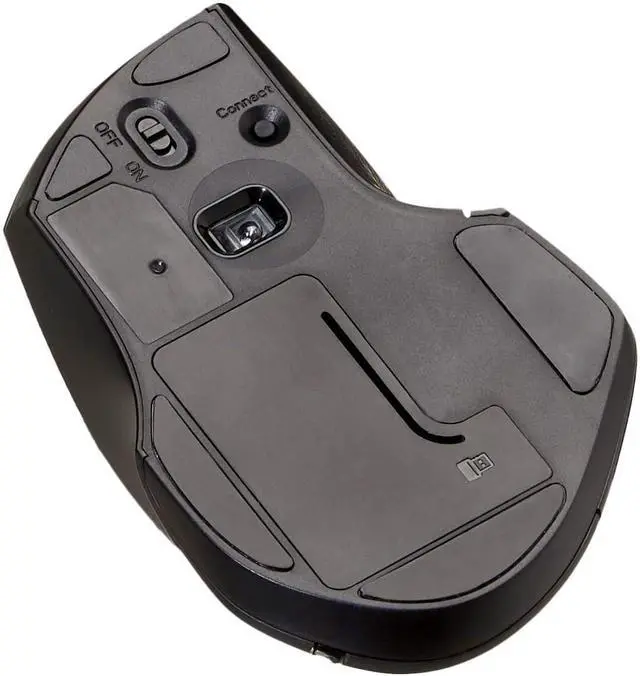 Alt view image 8 of 11 - Amazon Basics Full-Size Ergonomic Wireless PC Mouse with Fast Scrolling
