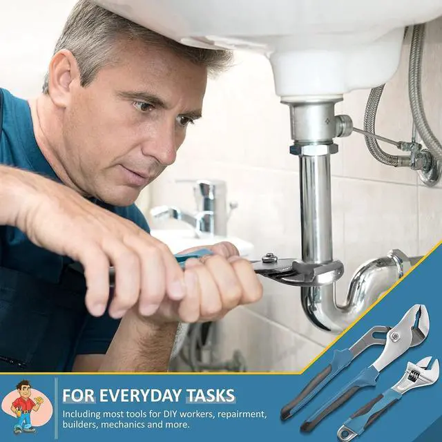 Alt view image 6 of 7 - Sundpey Home Tool Kit 148-Pcs - Household Basic Complete Hand Repair portable Tool Set with Case & Ratcheting Screwdriver & Hex Key & Pliers & Wrench & Voltage Tester & Water Pump Plier for Men Women