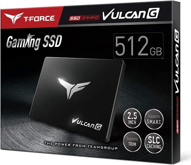 Alt view image 8 of 10 - Team Group T-FORCE VULCAN G 2.5" 1TB SATA III 3D NAND Internal Solid State Drive (SSD) T253TG001T3C301