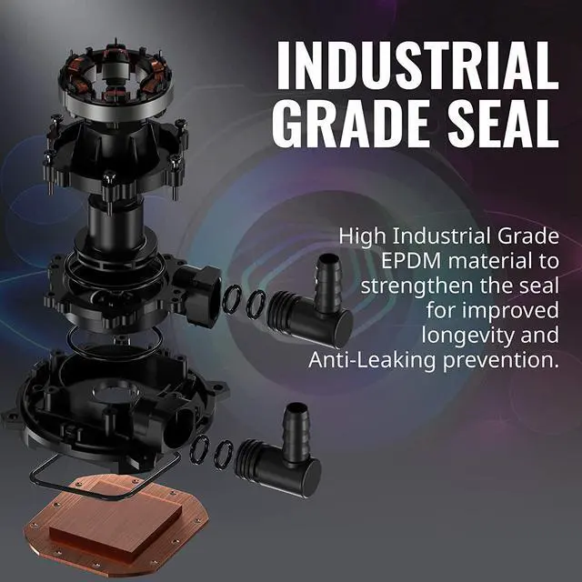 Alt view image 20 of 20 - MasterLiquid ML240 Mirror ARGB Close-Loop AIO CPU Liquid Cooler, Mirror ARGB Pump, 240 Radiator, Dual SickleFlow 120mm, 3rd Gen Dual Chamber Pump for AMD Ryzen/Intel 1200, 1151, LGA 1700 Compatible