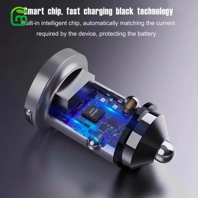 Alt view image 7 of 7 - MAMONCARE USB C Car Charger, 45W iPhone Car Charger Fast Charging [Mini&Metal], AINOPE Fast USB Car Charger Adapter PD30W&QC3.0 Compatible with iPhone 14 Pro Max Plus 13 12