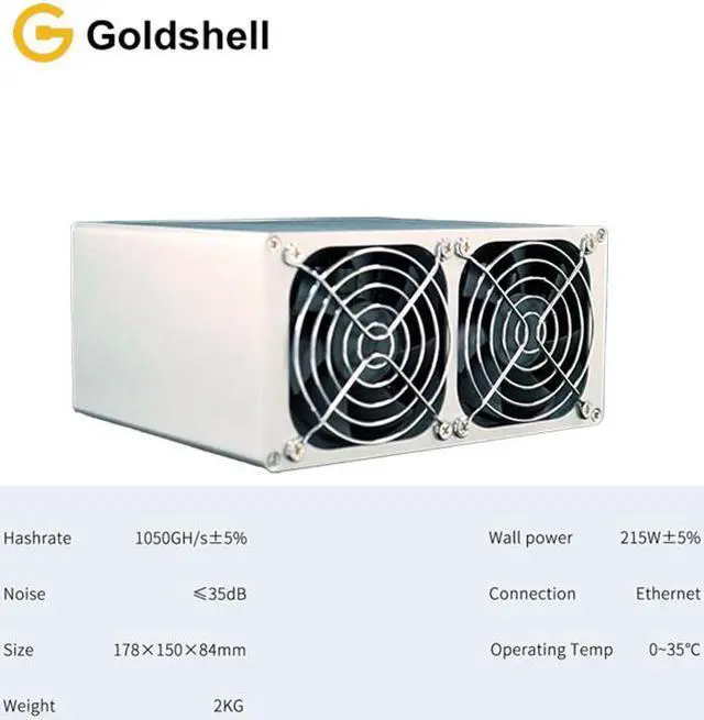 Alt view image 5 of 5 - Latest WIFI Version Goldshell CK-BOX 1050GH/S (without PSU)BOX& CKB Mining Machine 215W Low Noise Miner Small Home Riching
