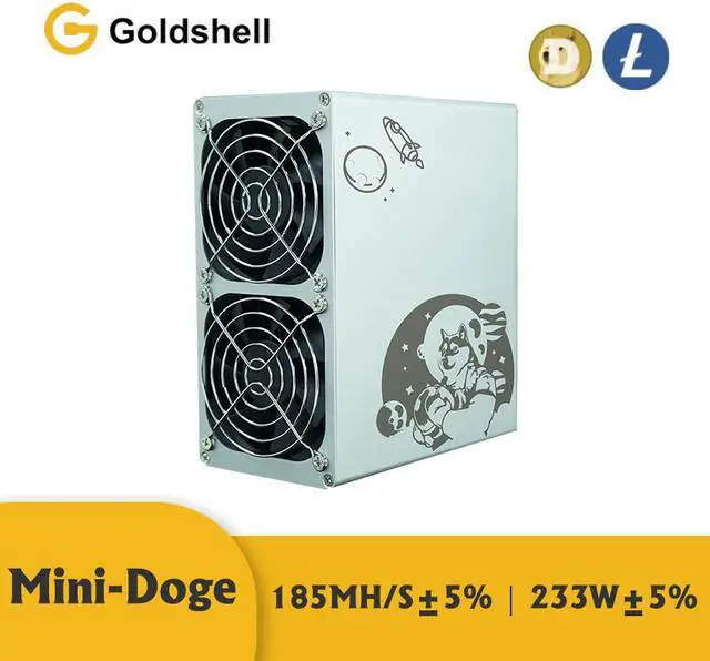 Alt view image 3 of 5 - Latest WIFI Version Goldshell Minidoge 185MH/S (without PSU)BOX& DOGE& LTC Mining Machine 162W Low Noise Miner Small Home Riching