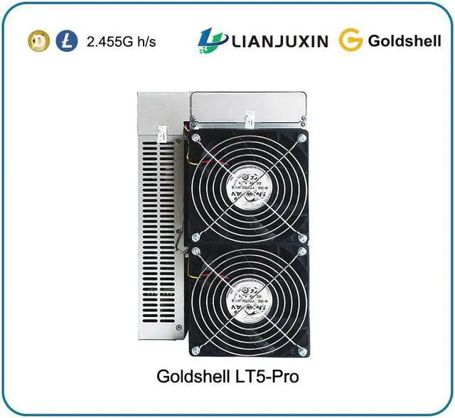 Alt view image 2 of 6 - Goldshell LT5-PRO 2.45GH/s Scrypt Litecoin LTC DOGE Better than Mini-DOGE Antminer L3 L7 Innosilicon A6 A4