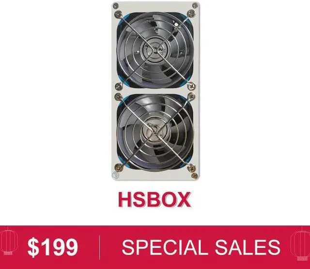 Alt view image 4 of 10 - Goldshell HS-BOX 235GH/S BOX& HNSB Mining Machine Low noise Small&simple Home Miner Home Riching(WITHOUT PSU)