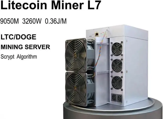 Main image of Bitmain Antminer L7 9050Mh/s in Stock Mining Scrypt algorithm LTC Miner Machine LTC Hashrate King Doge Miner New