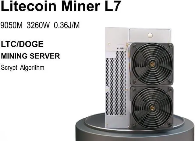 Alt view image 3 of 4 - Bitmain Antminer L7 9050Mh/s in Stock Mining Scrypt algorithm LTC Miner Machine LTC Hashrate King Doge Miner New