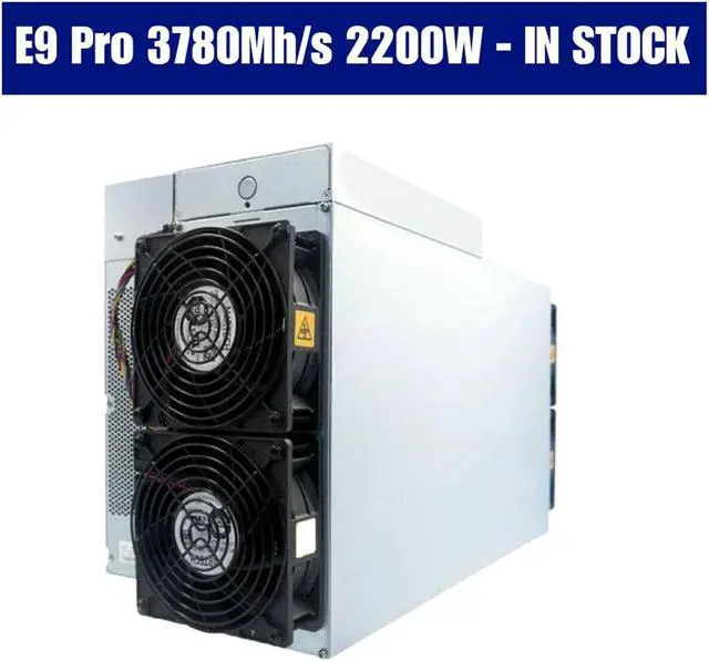 Main image of Bitmain Antminer E9 Pro 3780Mh/s Miner 2200W ETC Miner Ethash Most Powerful Mining Rig