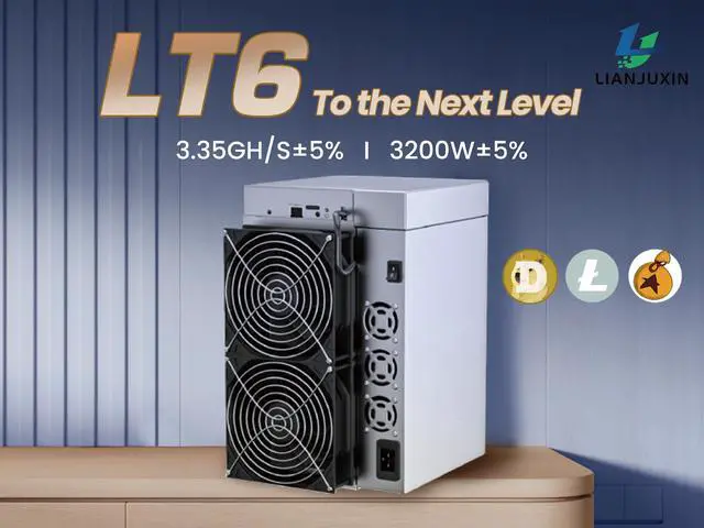 Main image of Goldshell LT6 Crypto Miner: Powerful 3.35Gh/s 3200W Power for LTC/Doge Coins Goldshell LT6