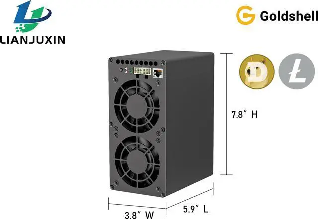 Alt view image 2 of 7 - GoldShell MINI DOGE III Miner Support 700MH/S 400W Coin Miner Mini Doge 3 Without PSU Good For Home Mining Quiet at just 35dB
