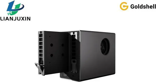 Alt view image 6 of 6 - Goldshell Byte High-Performance Crypto Miner  Efficient, Compact, and User-Friendly Mining Solution Includes two AE cards and a 140W power adapter.