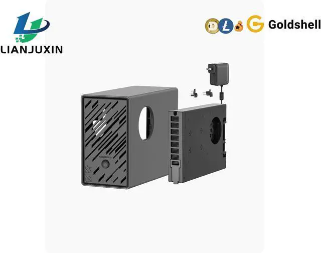 Alt view image 5 of 6 - Goldshell Byte High-Performance Crypto Miner  Efficient, Compact, and User-Friendly Mining Solution Includes two AE cards and a 140W power adapter.