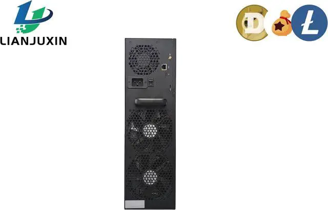 Alt view image 3 of 7 - New Gold shell E-DG1M 3.4GH LTC DOGE BELLS Miner 1800W With PSU Silent 40dB Mining  Asic Miner Gold-shell