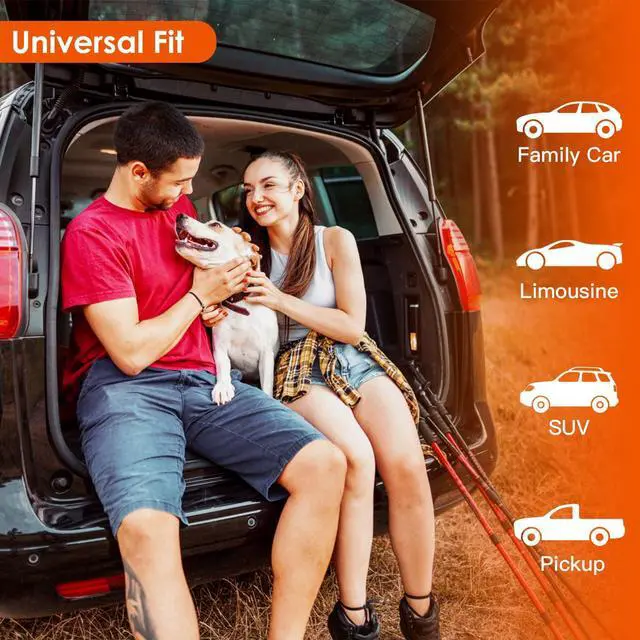Alt view image 2 of 7 - Dog Car Seat Cover, Back Seat Extender for Dogs,Dog Hammock for Car Backseat, Non Inflatable Dog seat Cover for Back seat,Hard Bottom Back Seat Protector for Cars,Trucs & SUVs