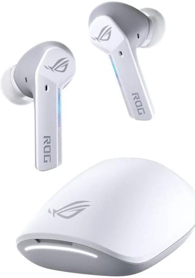 Alt view image 7 of 7 - ASUS ROG CETRA ANC TWS Wireless Earphones Bluetooth Gaming Earbuds Low Latency True Wireless Charging IPX4 Waterproof Moonlight White
