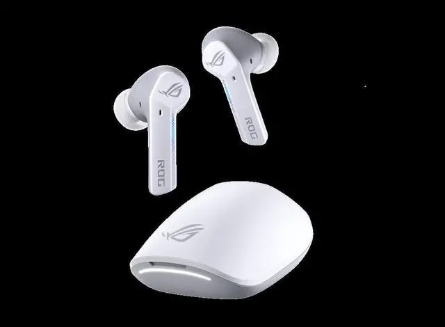 Alt view image 7 of 7 - ASUS ROG CETRA True Wireless Earphones ANC TWS Bluetooth Gaming Earbuds Low Latency True Wireless Charging IPX4 Waterproof White