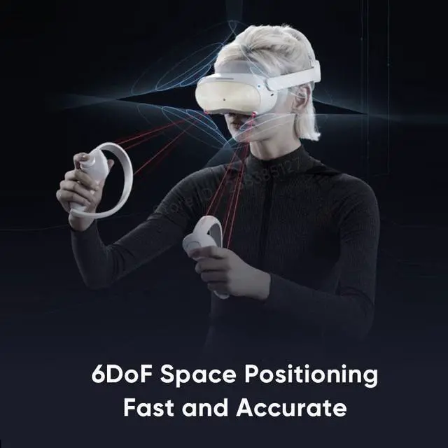 Alt view image 5 of 6 - PICO 4 Pro VR Headset 8GB 512GB Chinese version Support Eyes Tracking Facial Expression Capture 6Dof All-in-one Pico4 Pro VR Headset For SteamVR