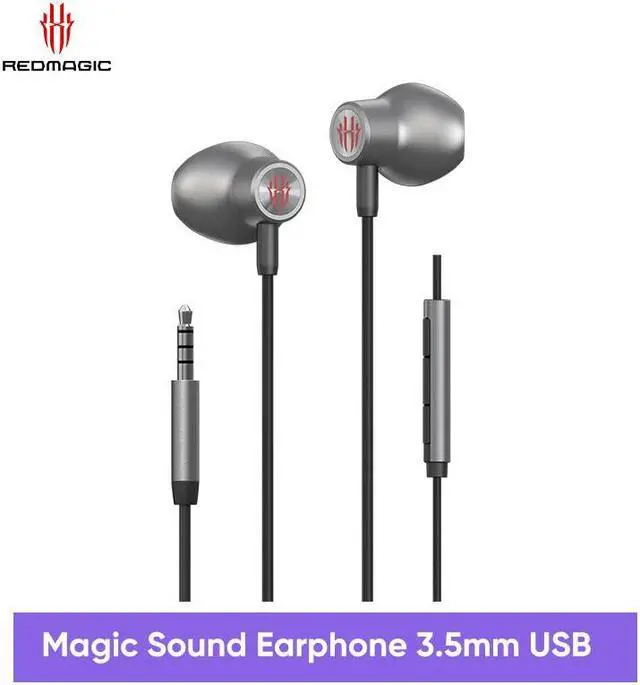 Main image of RED MAGIC Magic Sound Earphones 3.5mm port Redmagic earphones for phones Android