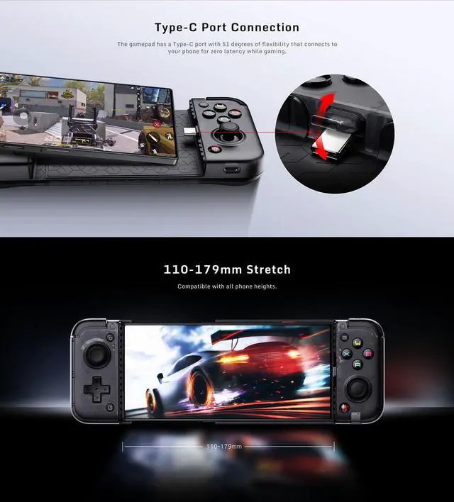 RED MAGIC Shadow Blade Gamepad Game Controller 110-179mm for RedMagic 9 ...