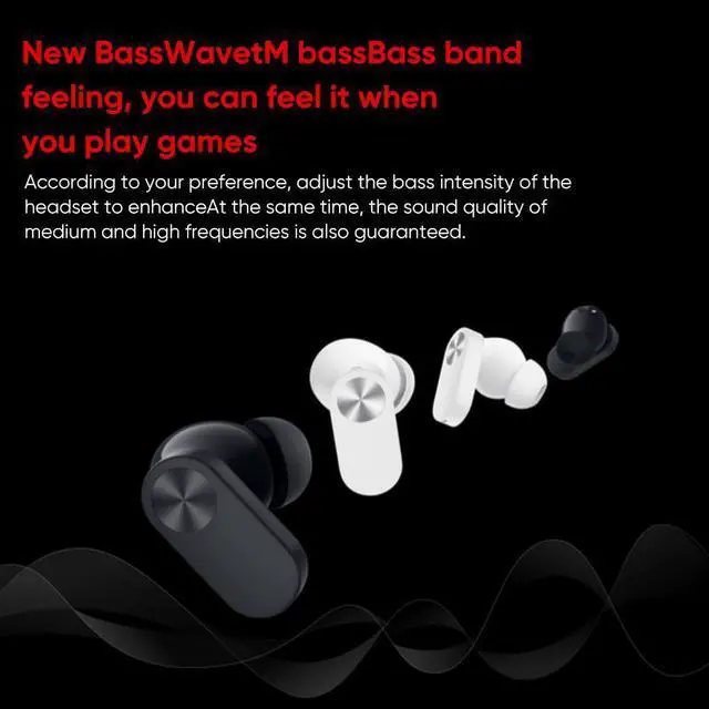 Alt view image 4 of 6 - OnePlus Buds ACE TWS Earbuds Bluetooth 5.3 Gaming Earphones Noise Cancellation Black For Android iOS