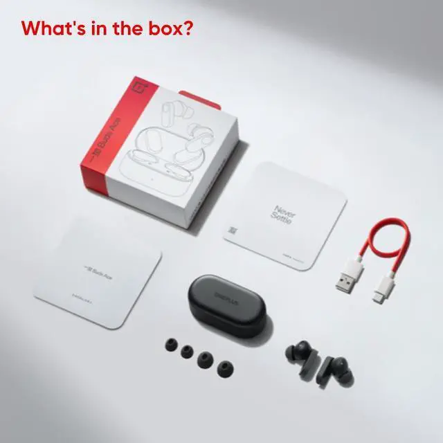 Alt view image 6 of 6 - OnePlus Buds ACE TWS Earbuds Bluetooth 5.3 Gaming Earphones Noise Cancellation Black For Android iOS