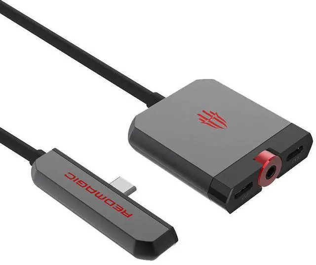 Alt view image 4 of 7 - Red Magic Adapter for Red Magic 7S Pro / 8 Pro / 9 Pro / 10 Pro Docking Station PD Fast Charge RedMagic Gaming Dock Adapt to Type-C Port Phone