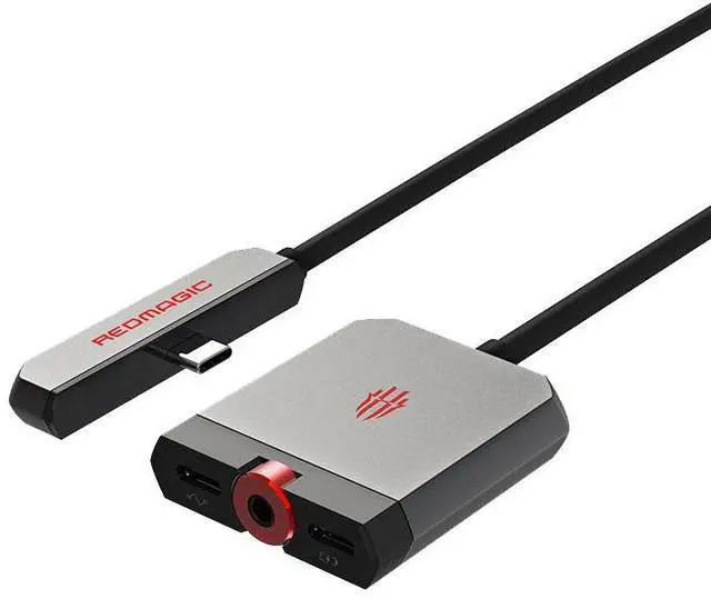 Alt view image 5 of 7 - Red Magic Adapter for Red Magic 7S Pro / 8 Pro / 9 Pro / 10 Pro Docking Station PD Fast Charge RedMagic Gaming Dock Adapt to Type-C Port Phone