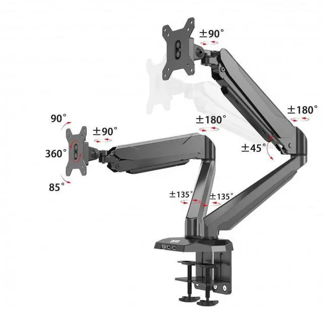 Alt view image 4 of 7 - Devo Gaming Monitor Arm - Flexi Core 2